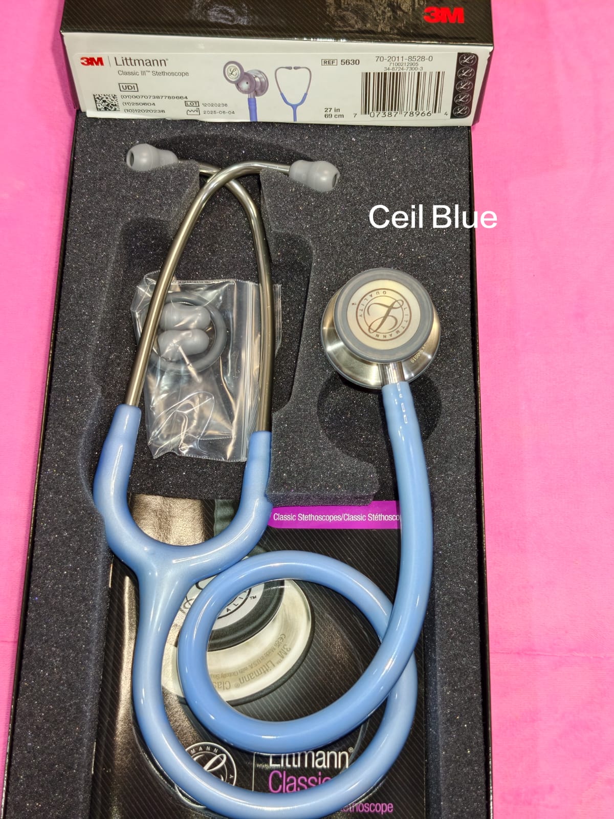 3M Littmann Classic III — Ceil Blue